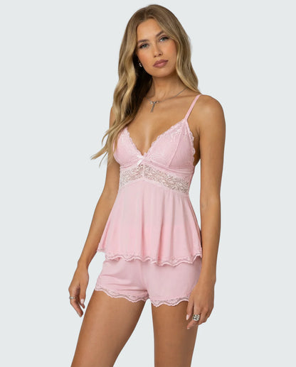 Soft Nights Lace Set
