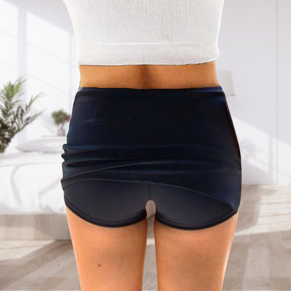 Micro Mini Skirt with Built-in Shorts