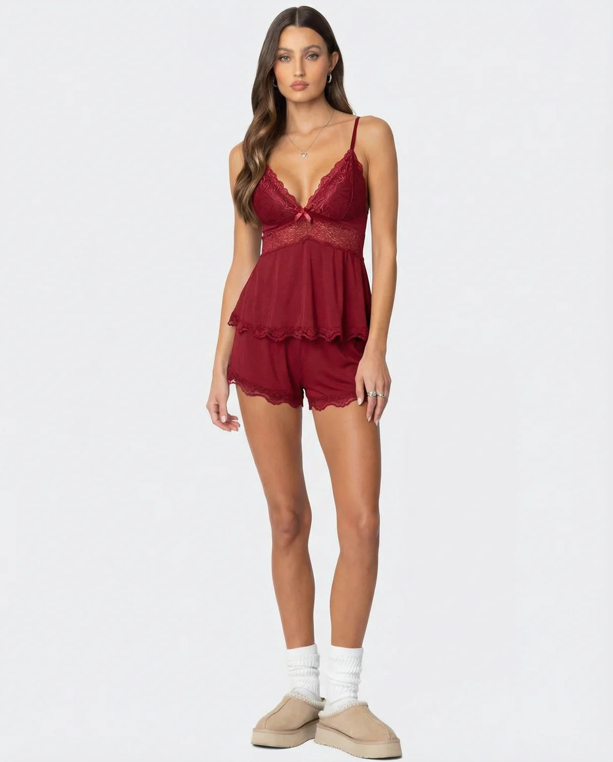 Soft Nights Lace Set