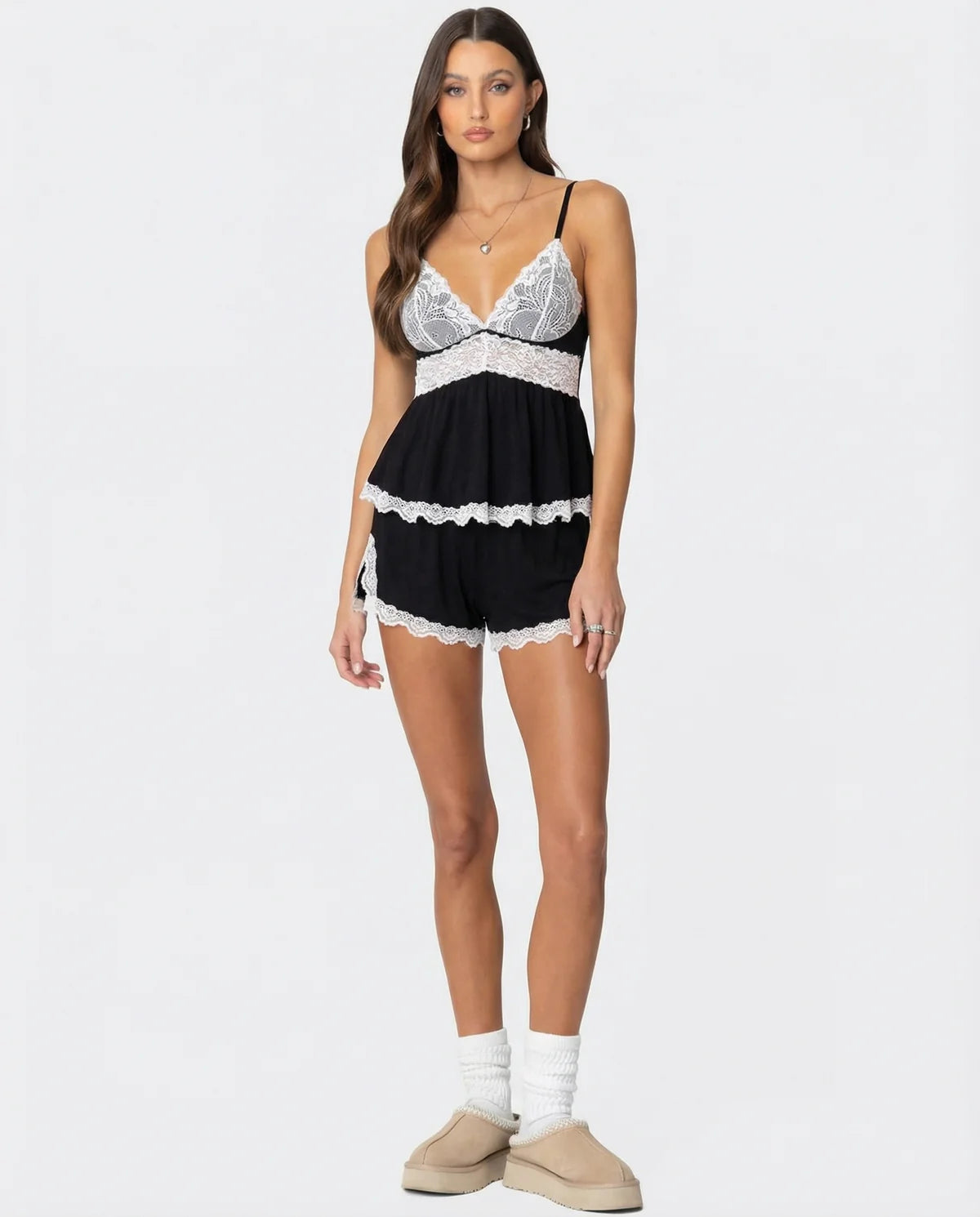 Soft Nights Lace Set